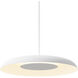 Ramen LED 24 inch Paintable White and Matte White ADA Wall Sconce/Pendant Wall Light in Paintable With Matte White, Hardwire